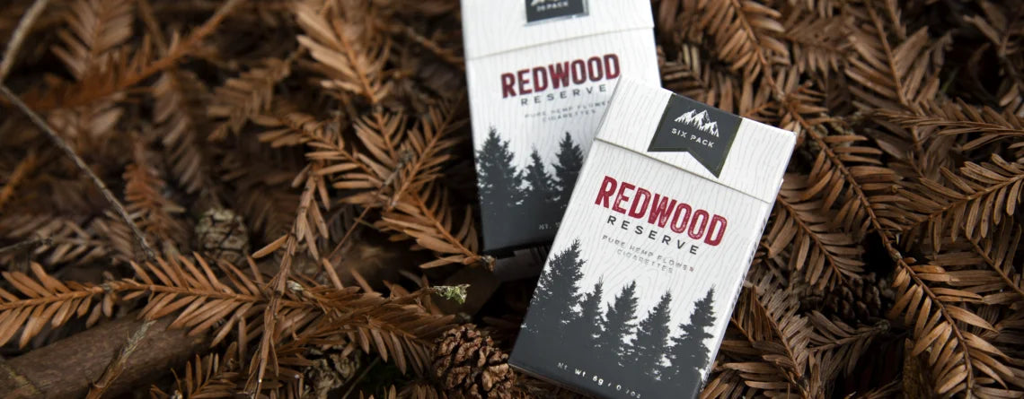 All-Natural Menthol Hemp Cigarettes with Redwood Reserves